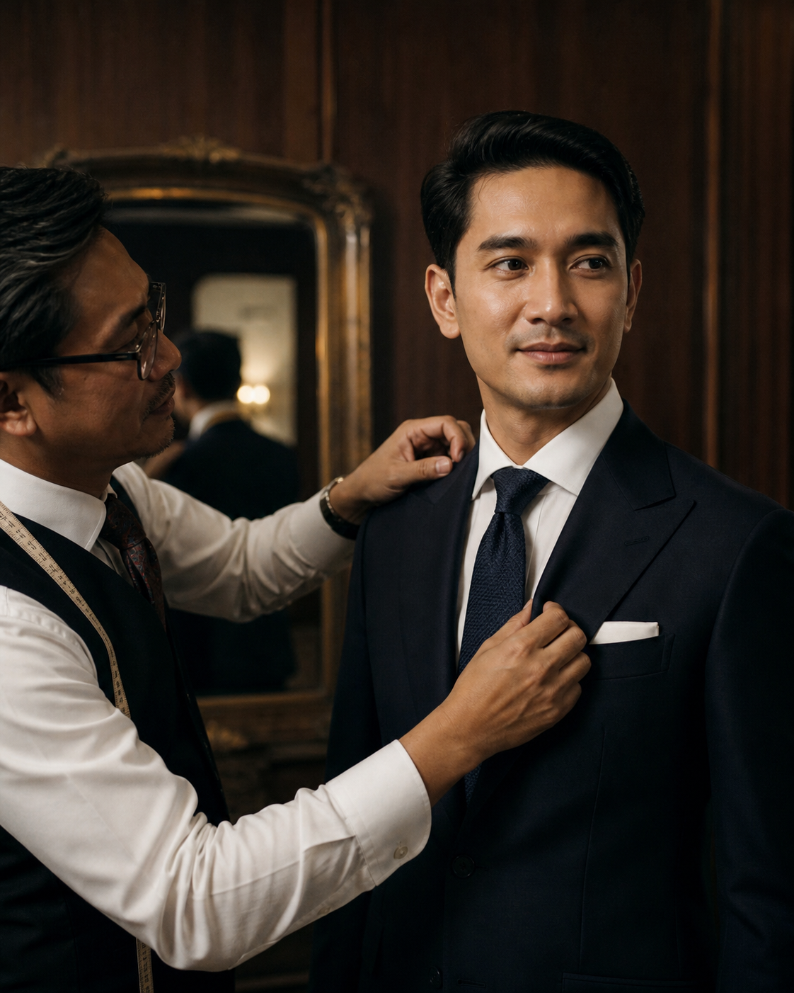 Private fitting for an ILB Signature suit